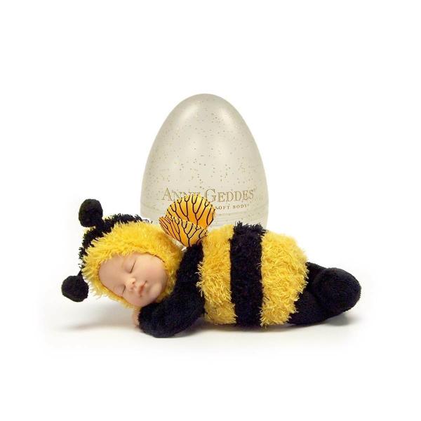 ANNE GEDDES Baby Puppe Biene im Glitzerei -23 cm-